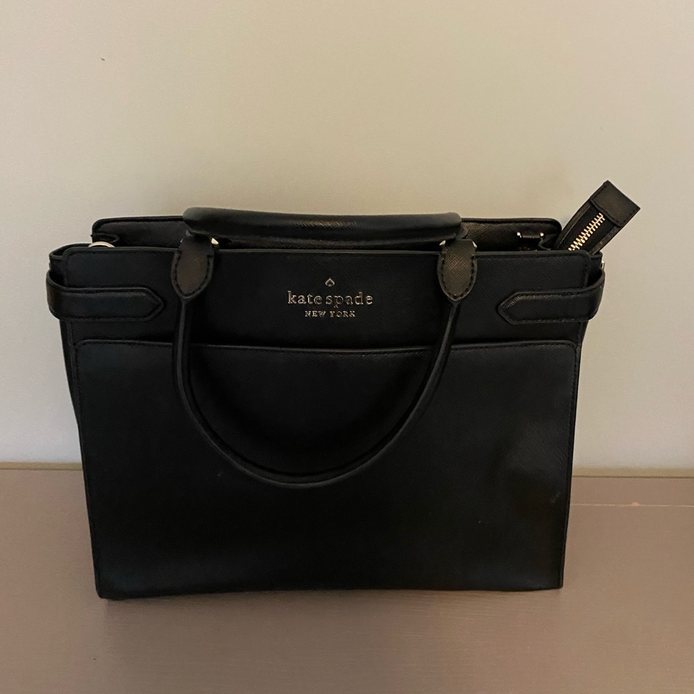 Kate Spade Black Large Stacie Satchel Handbag